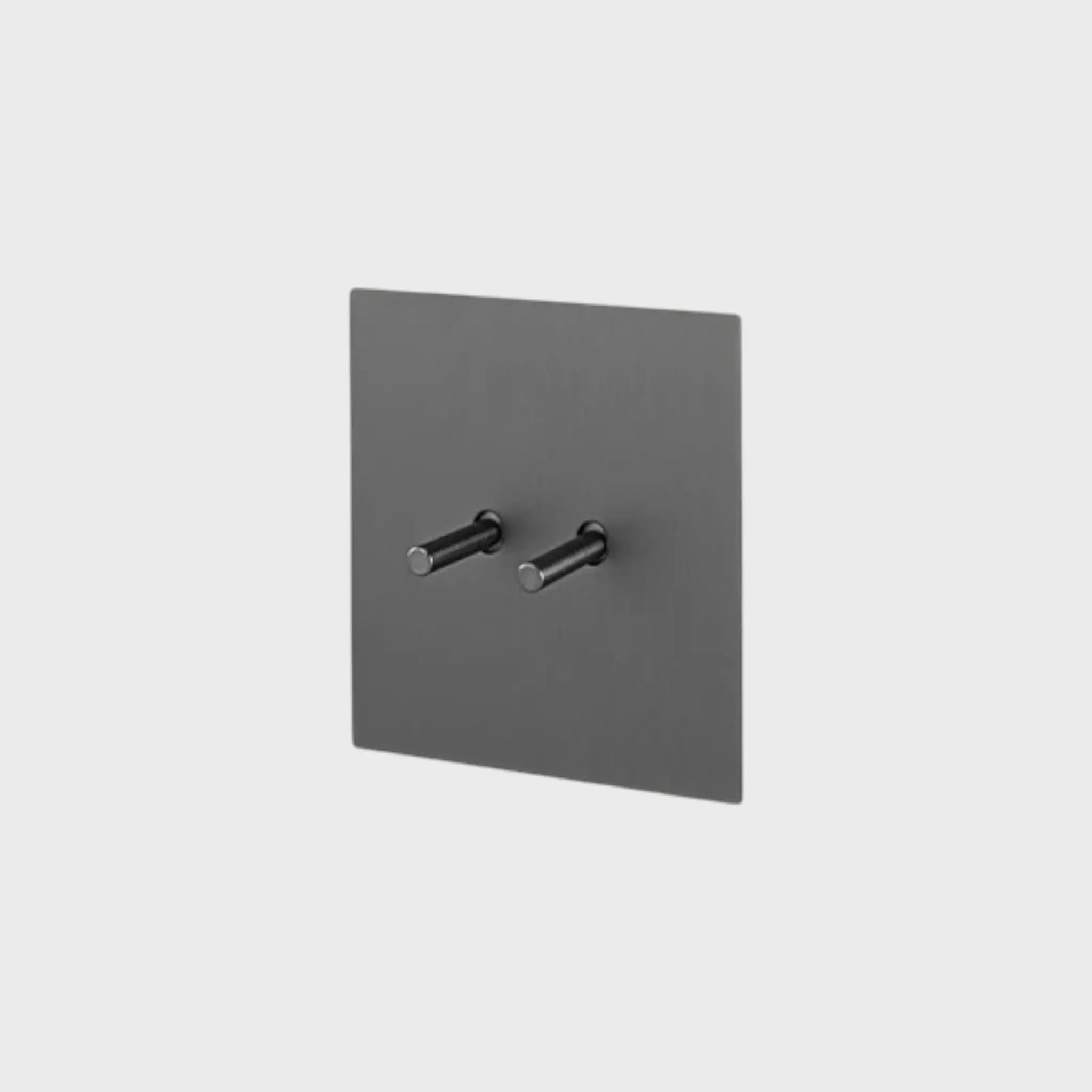 Interrupteur va-et-vient double anthracite - NERO Afinaure