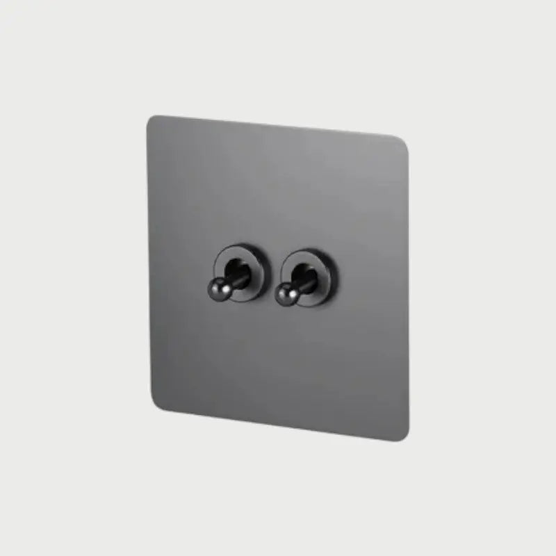 Interrupteur va-et-vient double Anthracite - ELYSE Afinaure