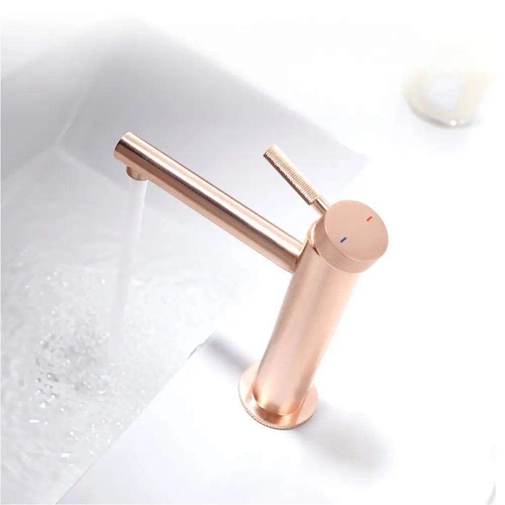 Mitigeur de salle de bain or rose - Duja Afinaure