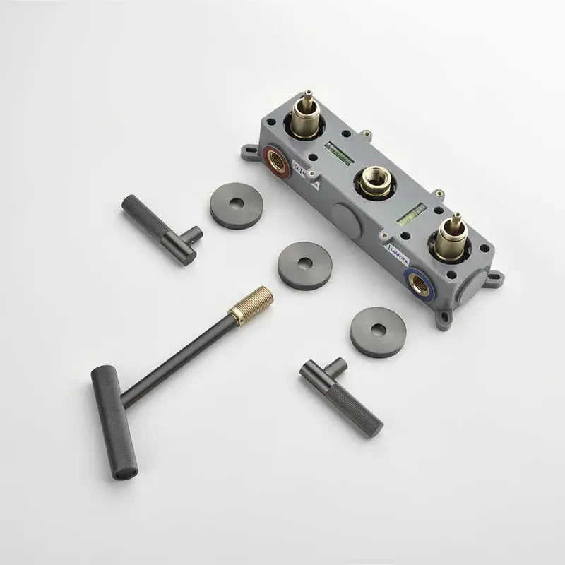 Mitigeur lavabo encastré anthracite - Dmaris Afinaure