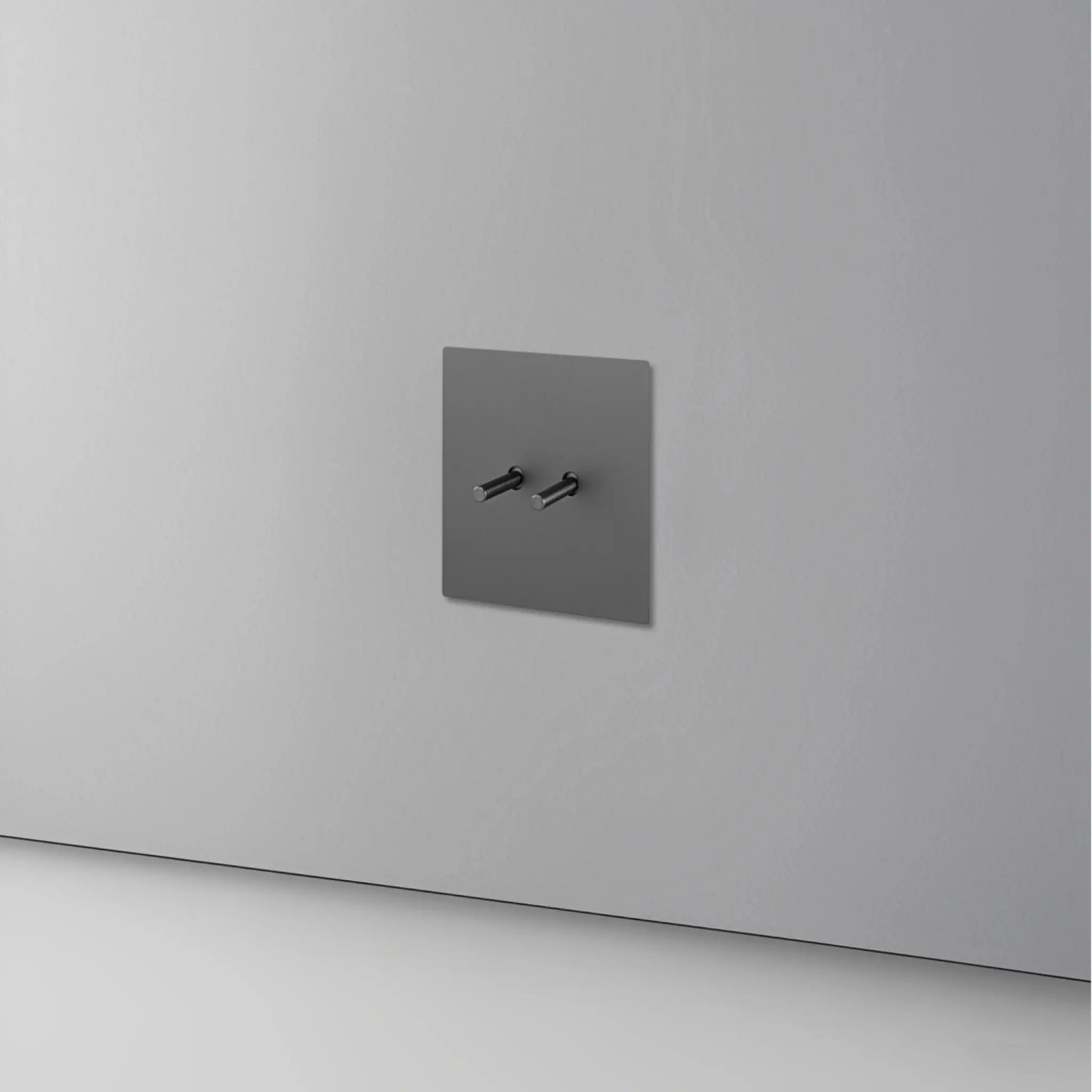 Interrupteur va-et-vient double anthracite - NERO Afinaure
