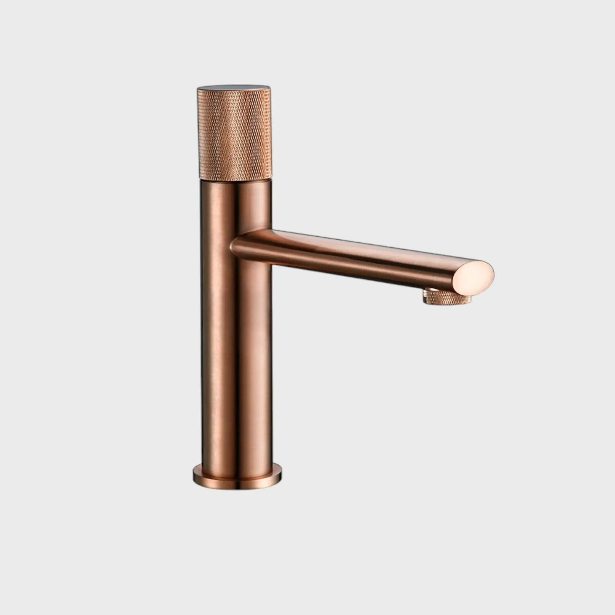 Robinet mitigeur lavabo or rose - Eden Afinaure