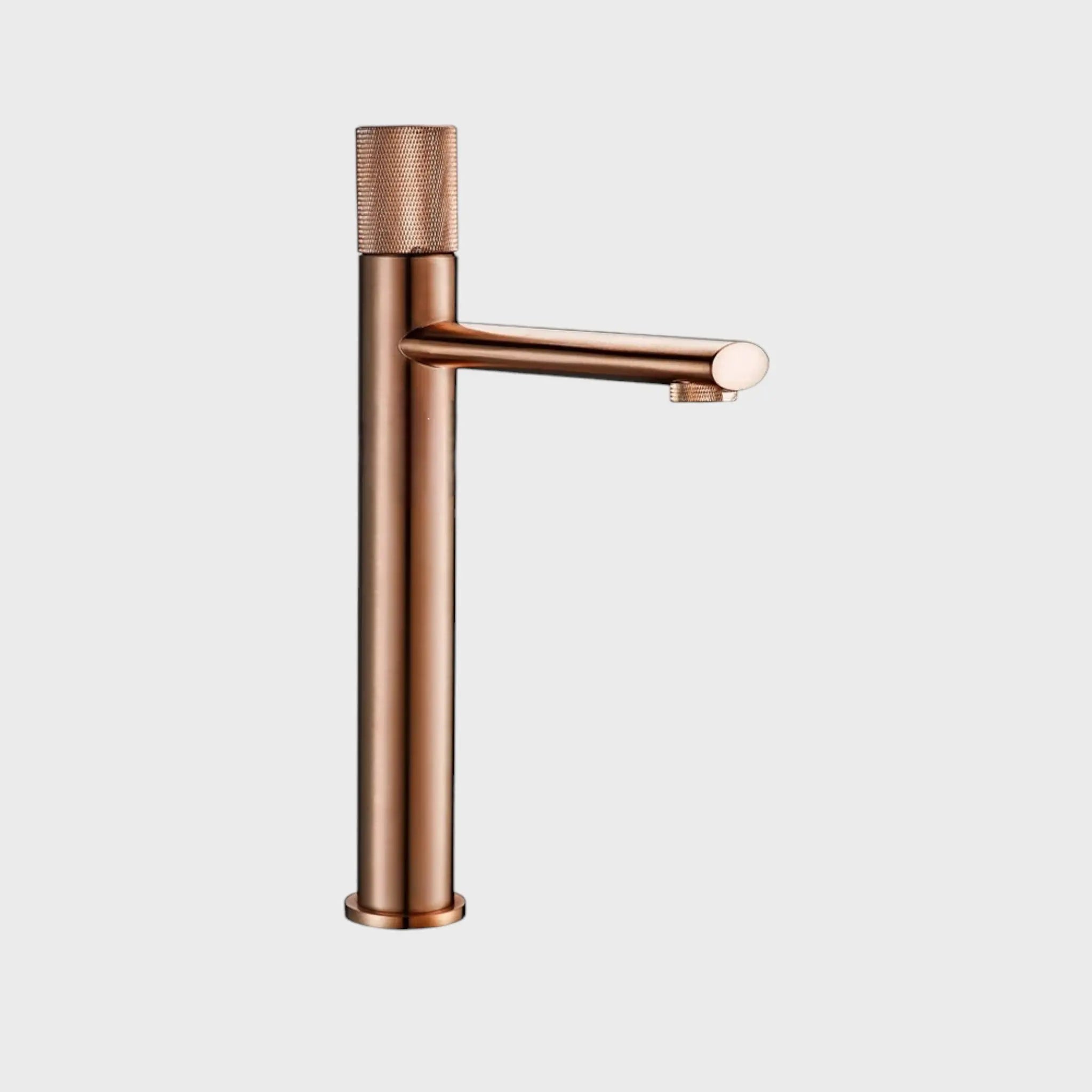 Mitigeur lavabo haut or rose - Eden Afinaure