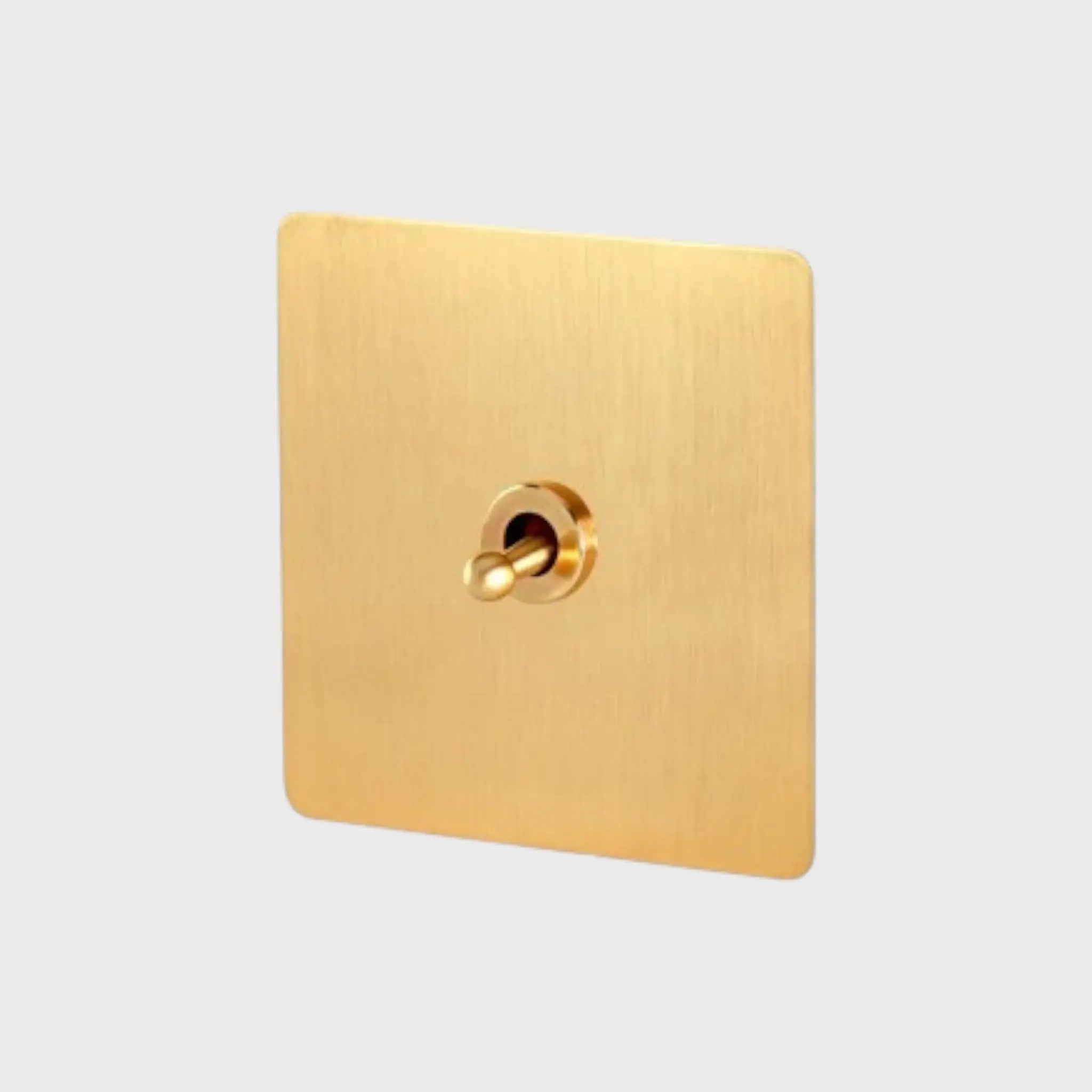 Interrupteur va-et-vient simple Laiton brossé - ELYSE Afinaure