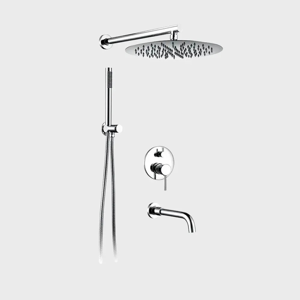 Composition bain douche thermostatique encastrée chrome - Namos Afinaure