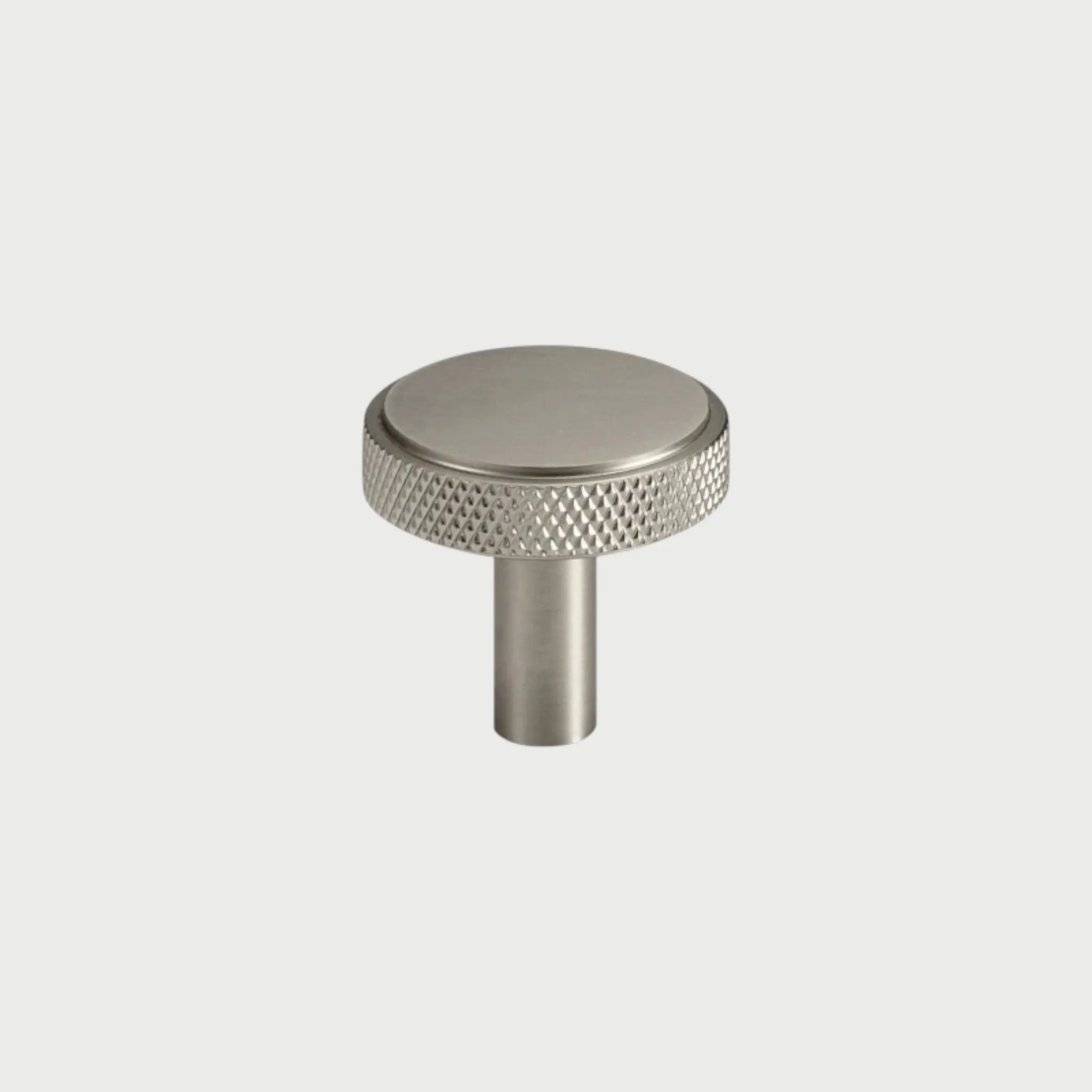 Bouton de meuble en laiton massif nickel - Bagat Afinaure