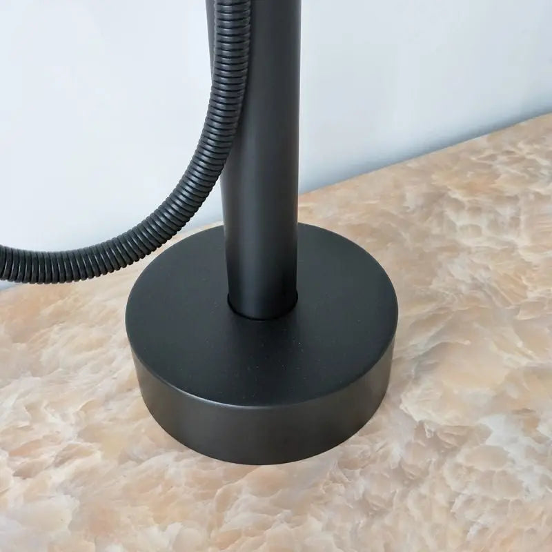 Robinet mitigeur de baignoire sur pied noir mat - Amare Afinaure