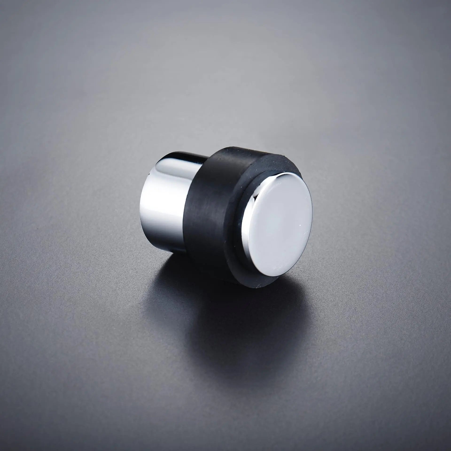 Butée de porte en laiton massif Chrome - IRIS Afinaure