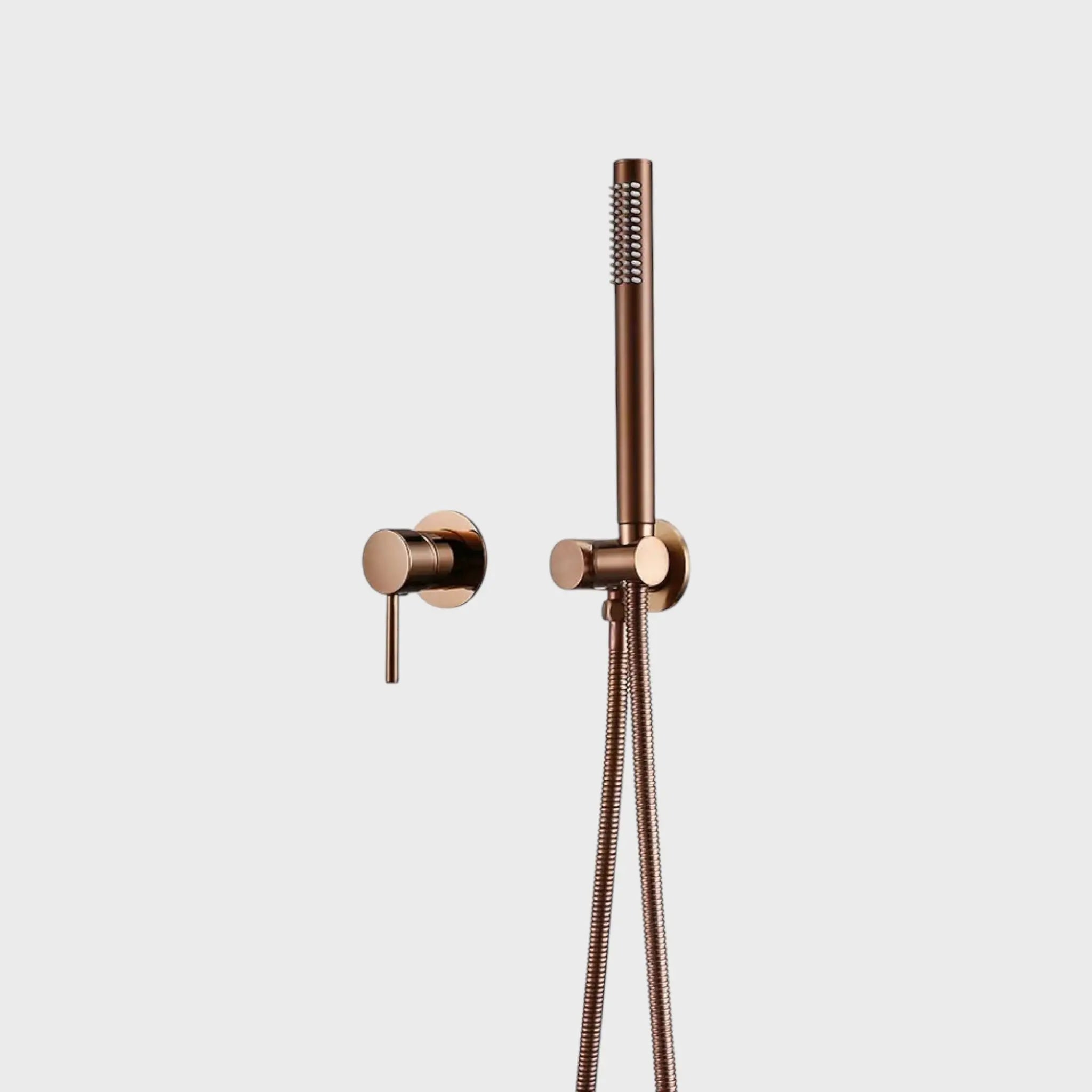 Mitigeur de douche thermostatique or rose - Biblos Afinaure