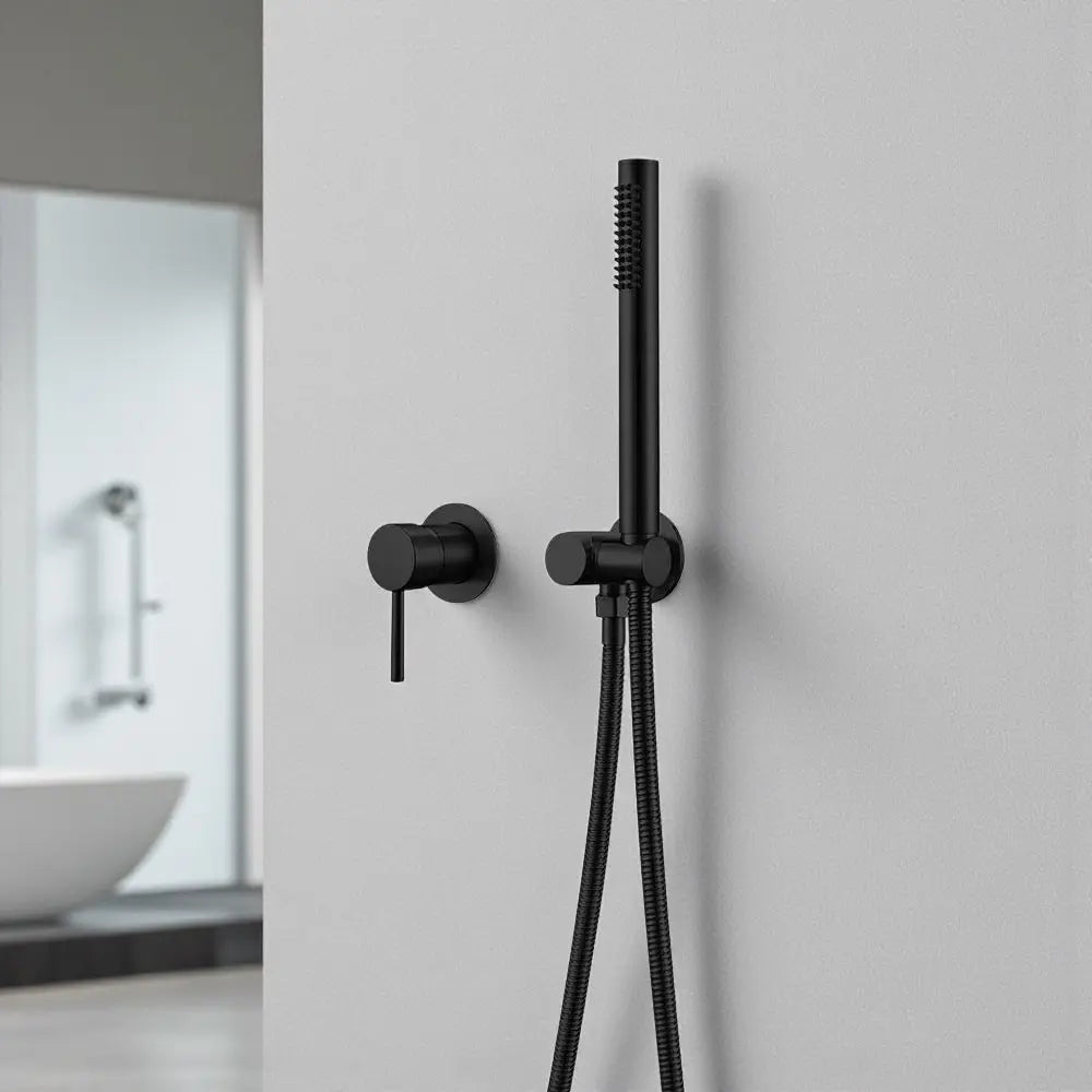 Mitigeur de douche thermostatique noir - Biblos Afinaure