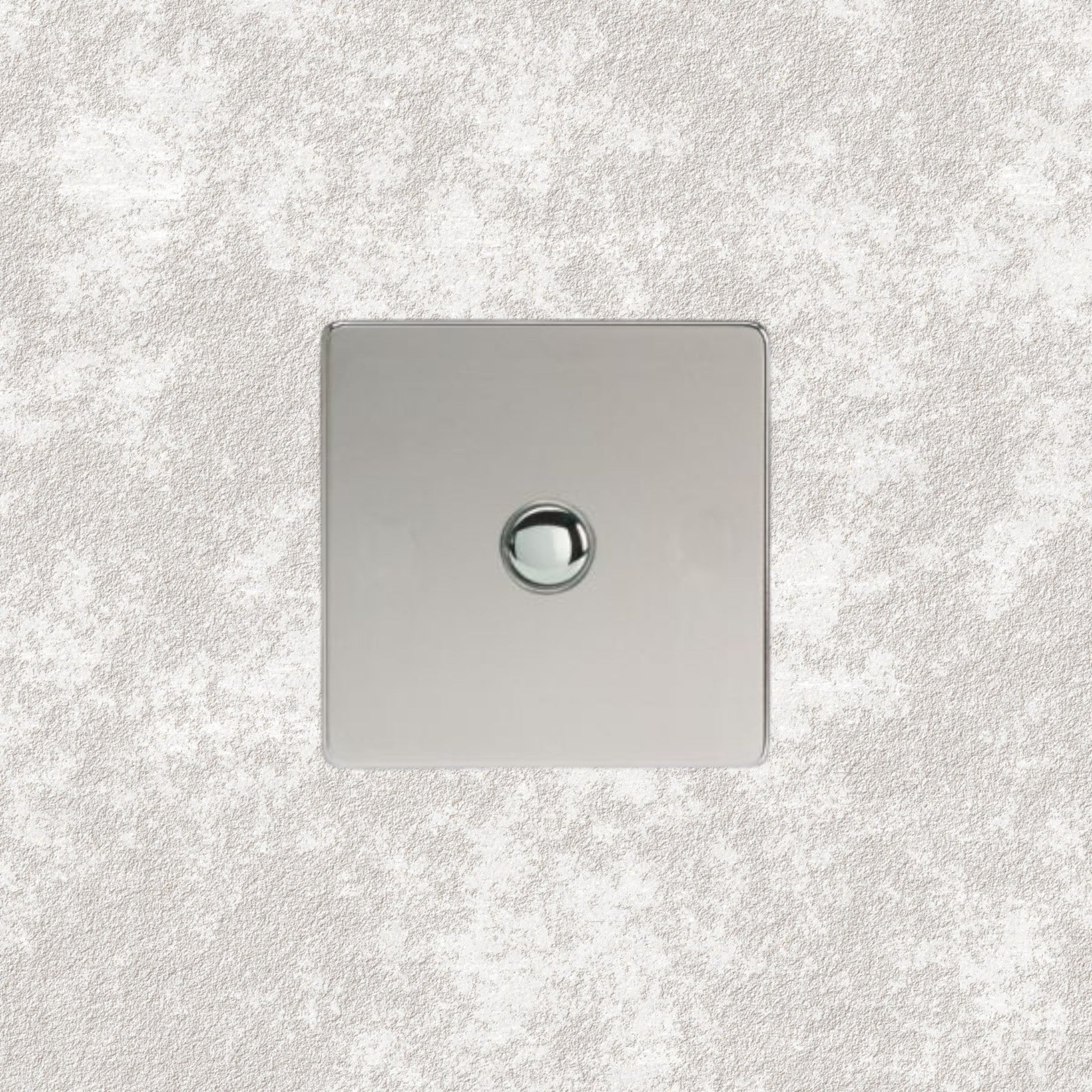 Bouton poussoir simple chrome miroir - Mayfair Afinaure