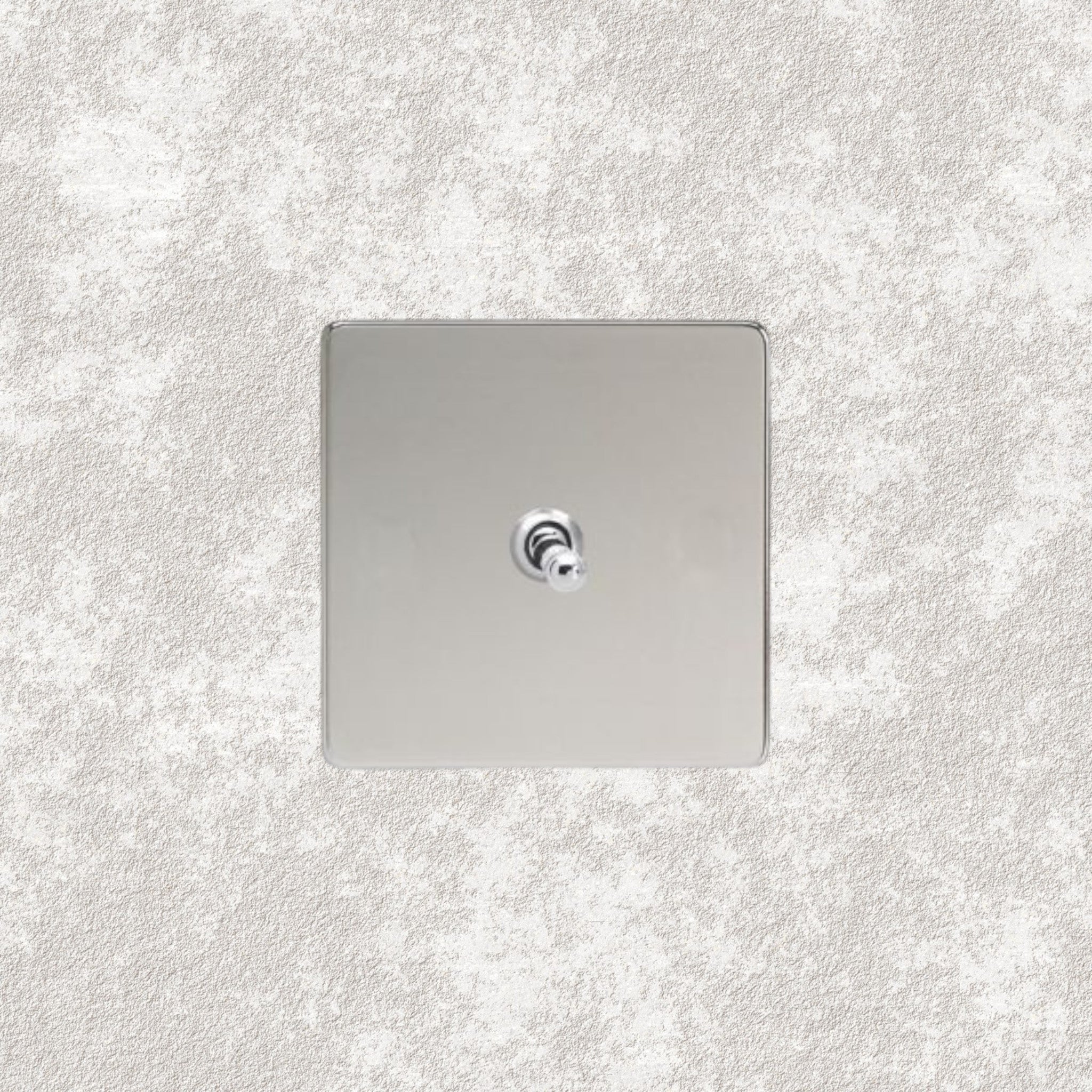 Interrupteur va-et-vient simple chrome miroir - Mayfair